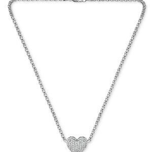 Giani Bernini Cubic Zirconia Sterling Silver Heart Pendant Necklace